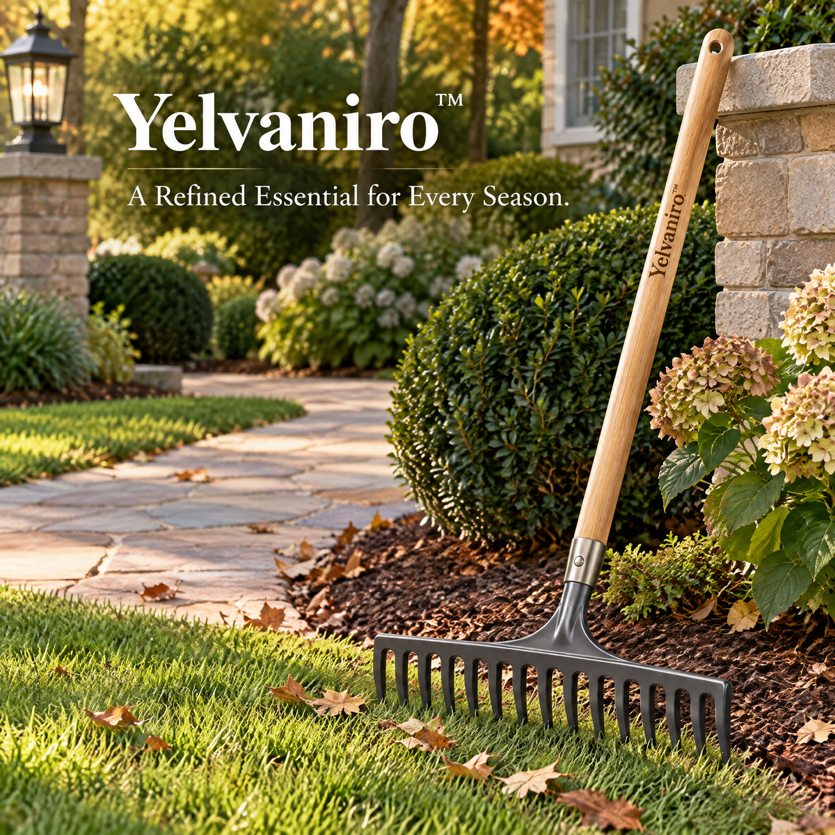 Yelvaniro™ Multi-Purpose Garden Rake