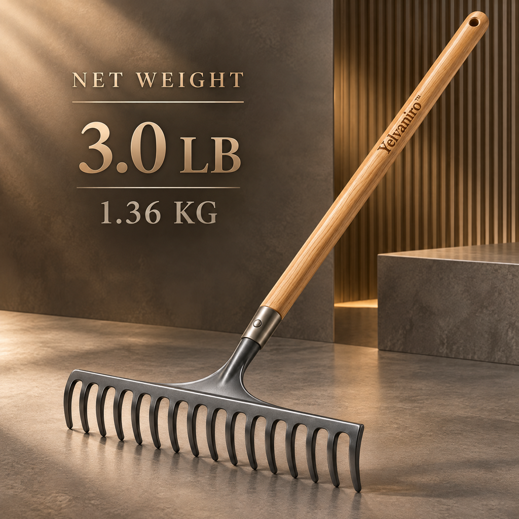 Yelvaniro™ Multi-Purpose Garden Rake
