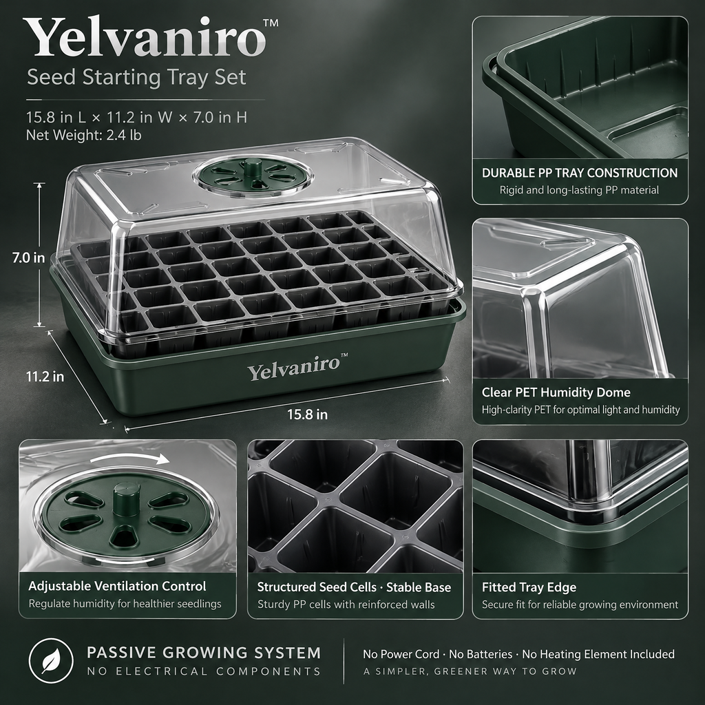 Yelvaniro™ Seed Starting Tray Set