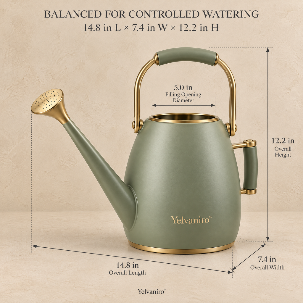 Yelvaniro™ Elegant Watering Can