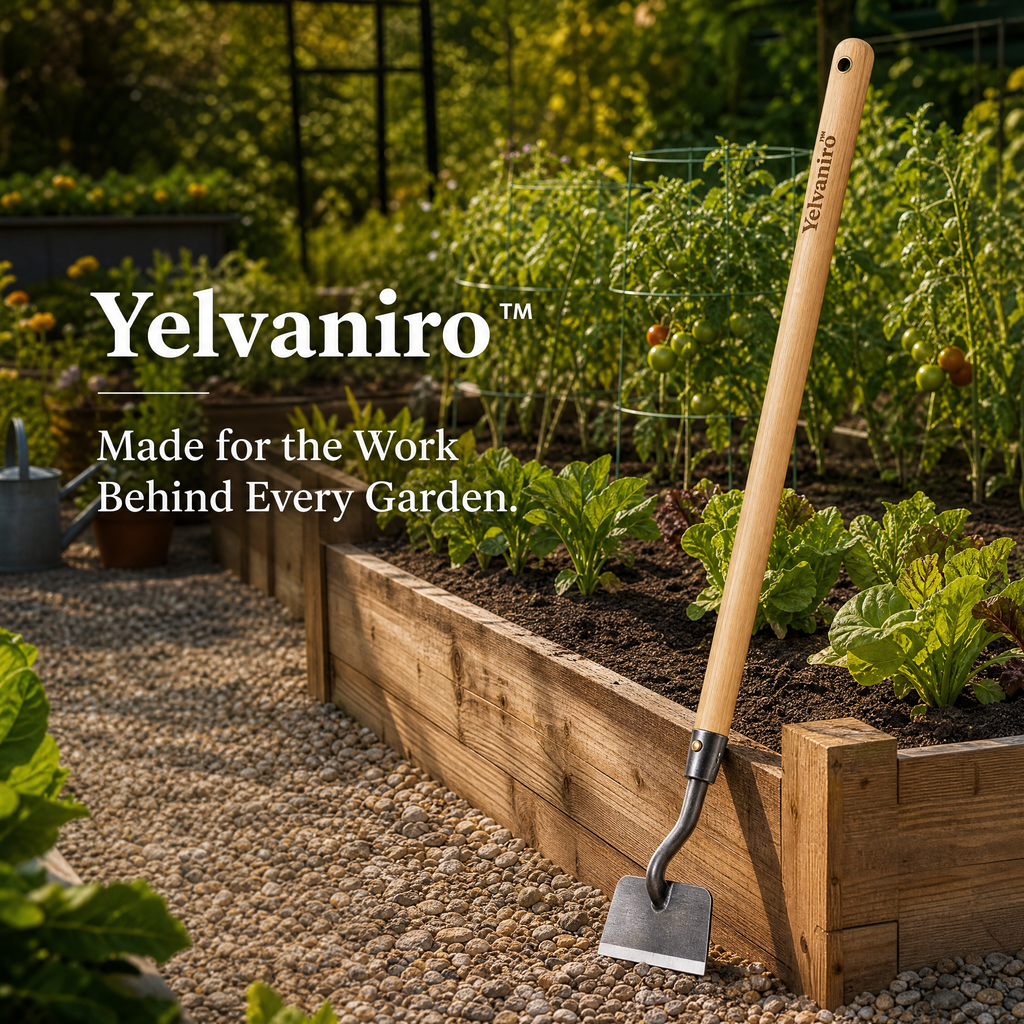Yelvaniro™ Heavy-Duty Garden Hoe