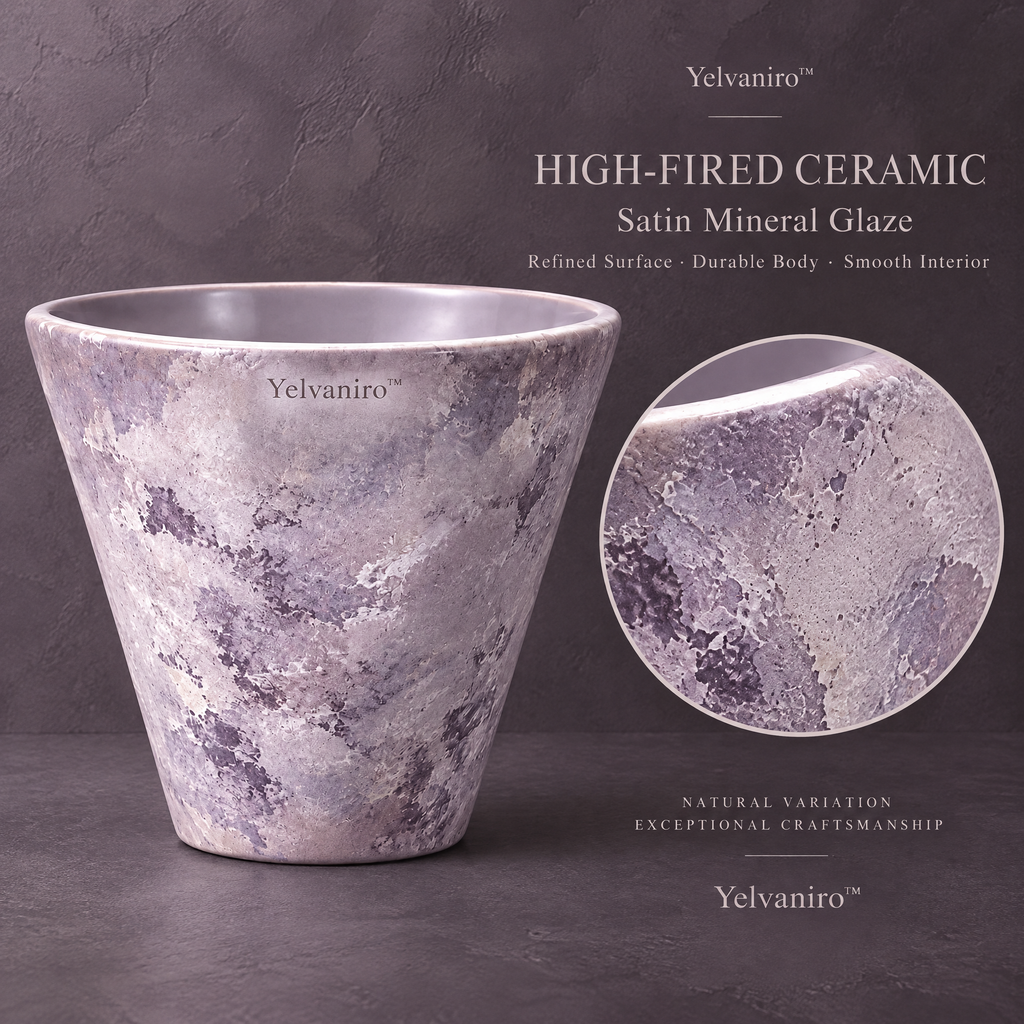 Yelvaniro™ Orchid Display Ceramic Planter