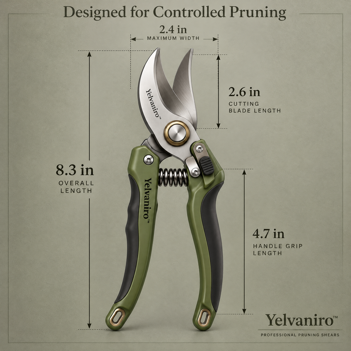Yelvaniro™ Professional Pruning Shears