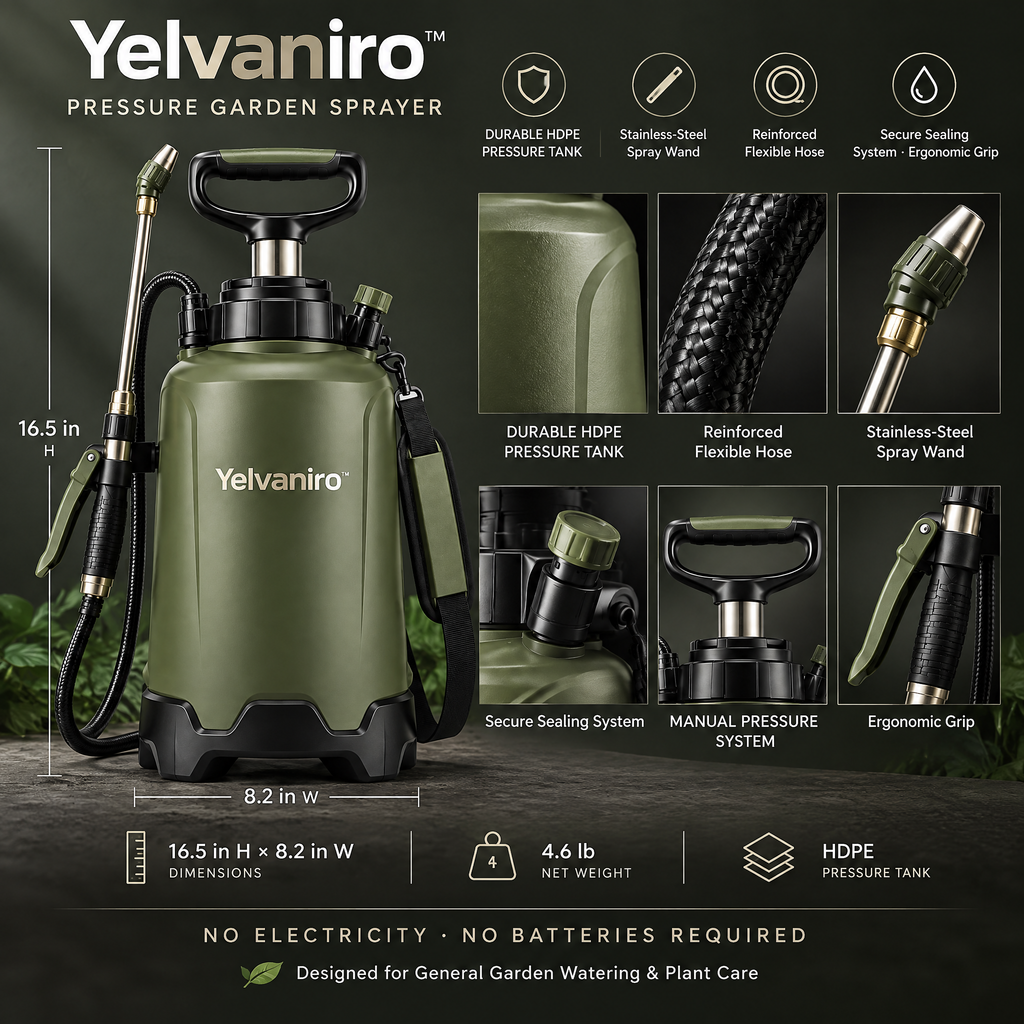 Yelvaniro™ Pressure Garden Sprayer