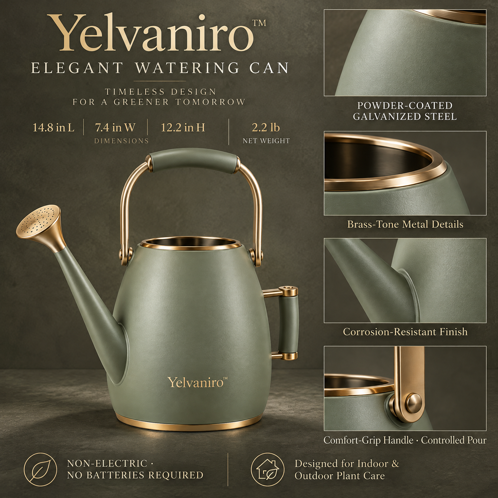 Yelvaniro™ Elegant Watering Can