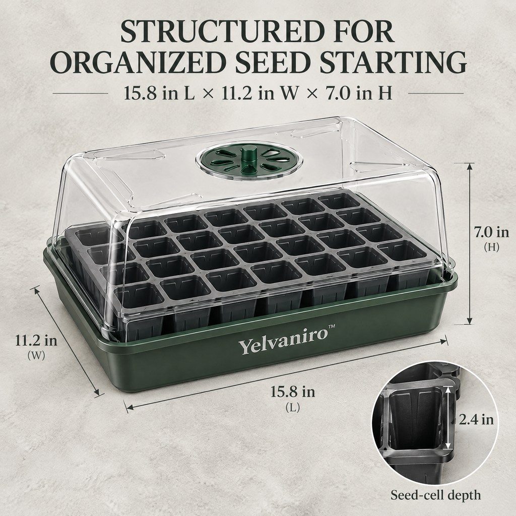 Yelvaniro™ Seed Starting Tray Set