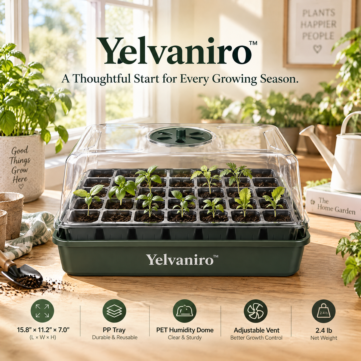 Yelvaniro™ Seed Starting Tray Set