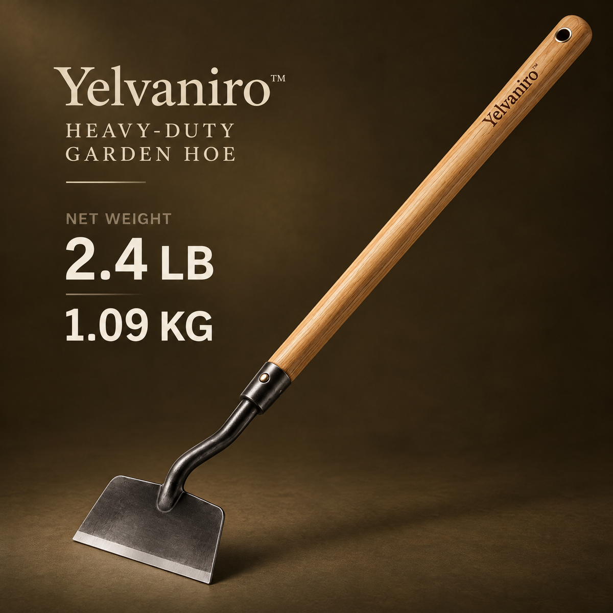 Yelvaniro™ Heavy-Duty Garden Hoe
