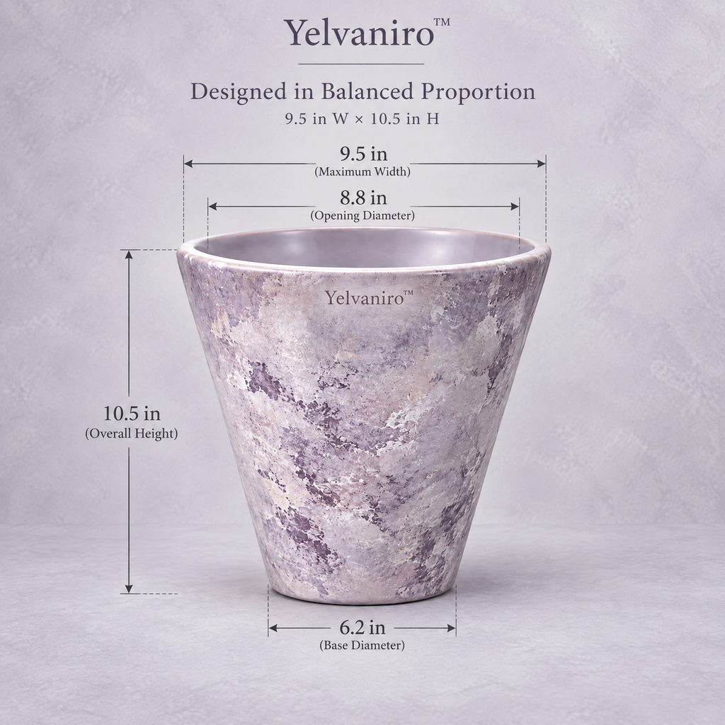 Yelvaniro™ Orchid Display Ceramic Planter